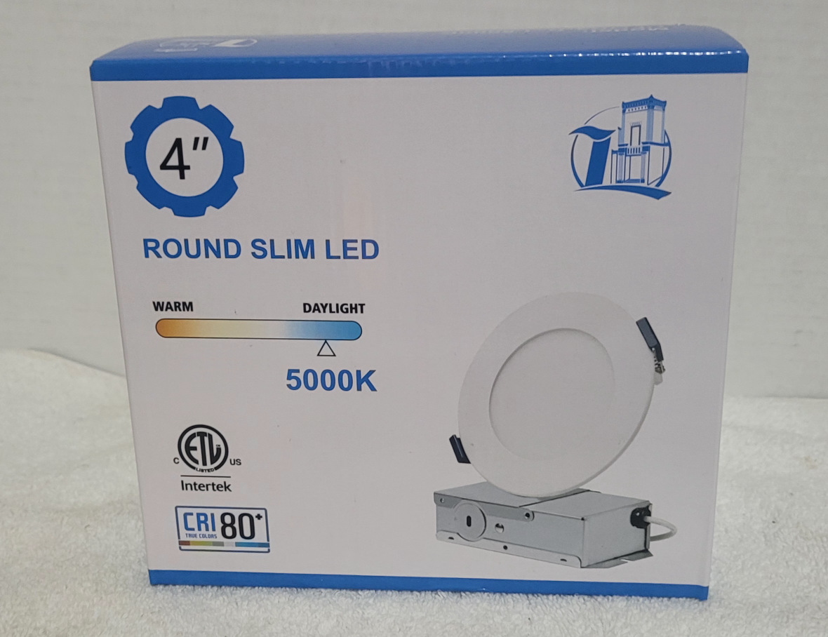 4" Round Slim LED Recessed Light - Daylight 5000K - photo 2