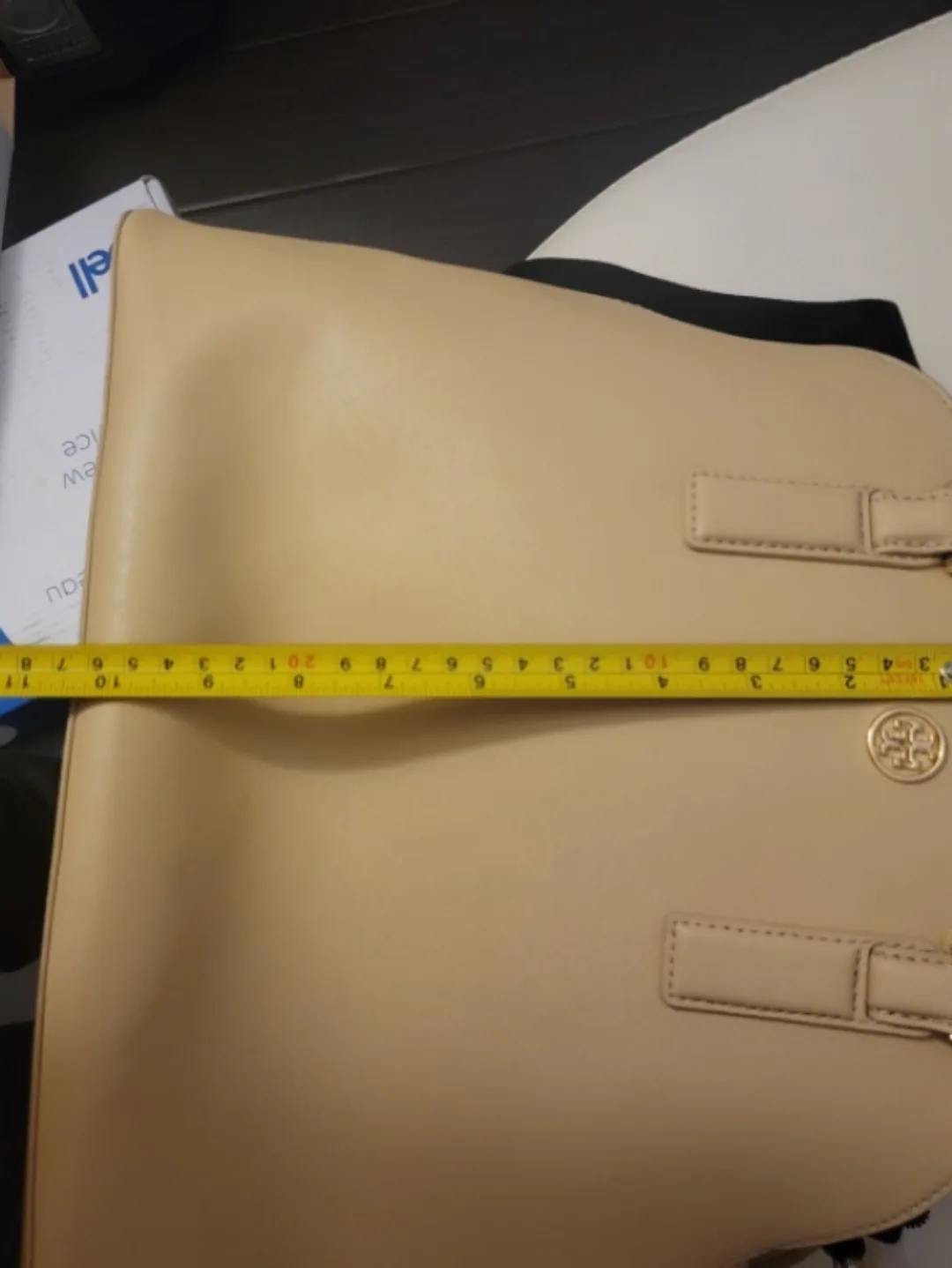 Authentic Tory Burch Leather Handbag image indicator(7)