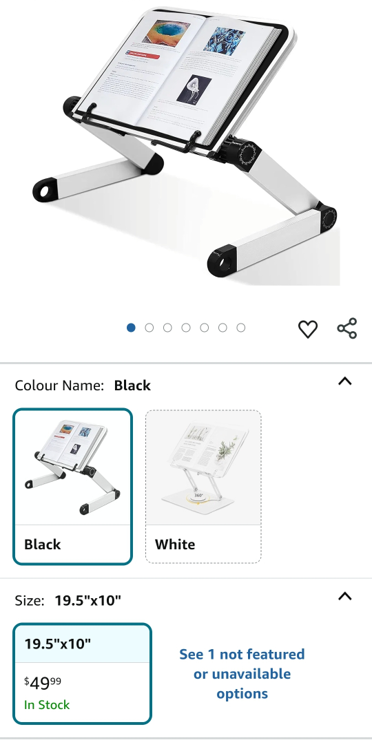 Portable Adjustable Tablet/Laptop/Book Stand - photo 2