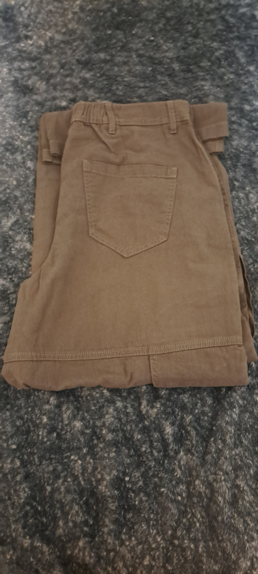 Women's Grey Cargo Pants