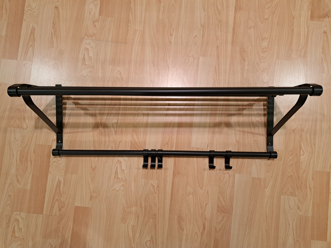 Ikea Wall-mounted coat rack with shelf