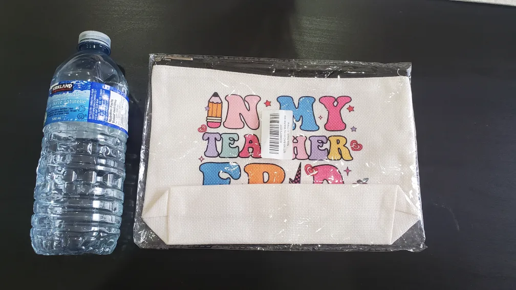 In My Teacher Era zipper pouch Makeup Bag image indicator(3)