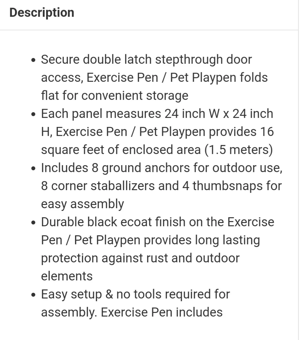 midwest Large Pet Playpen Exercise Pen for Dogs image indicator(4)