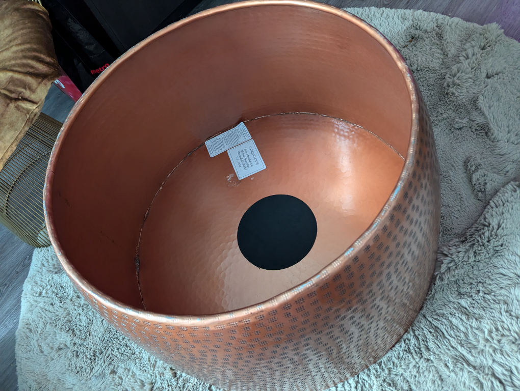Copper Round Coffee Table - photo 3