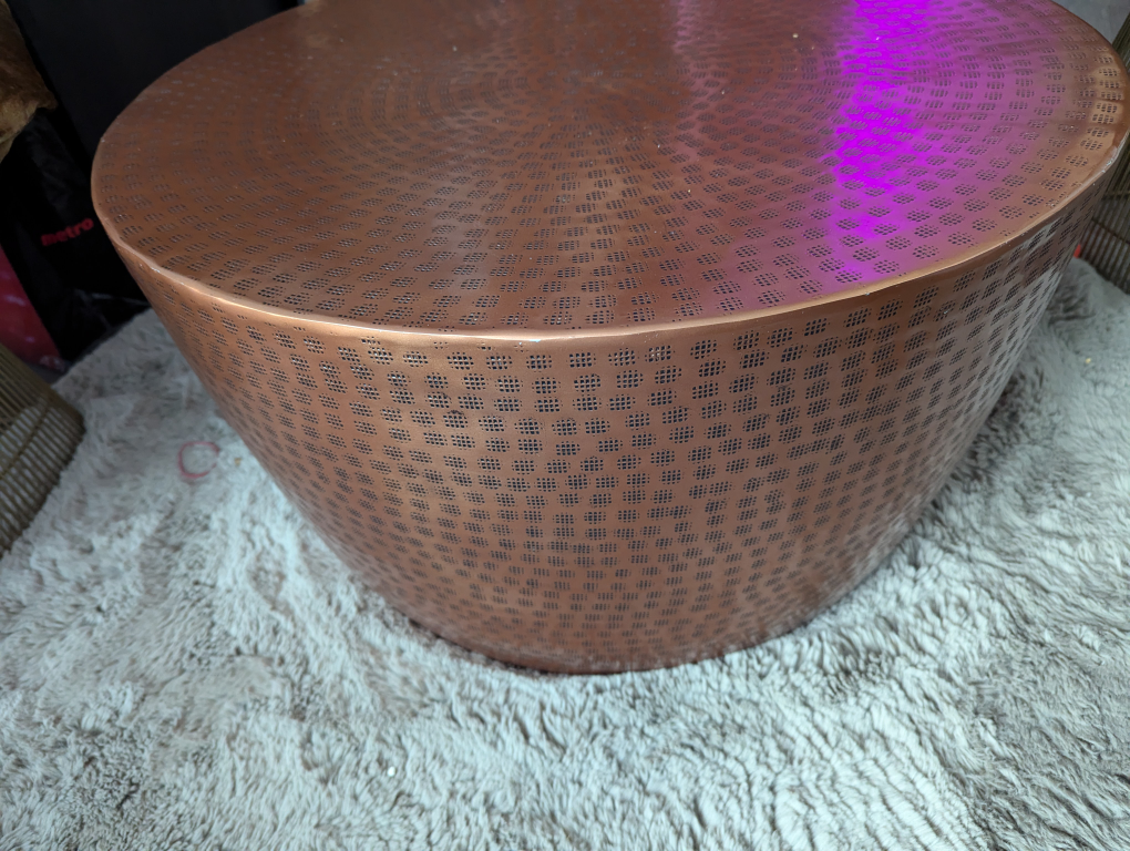 Copper Round Coffee Table - photo 5