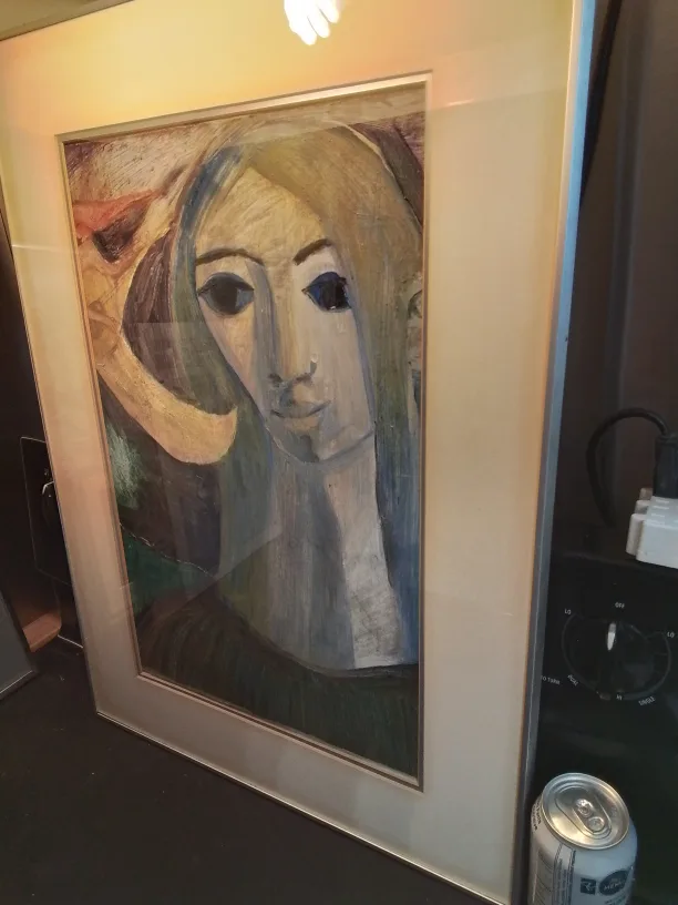 Framed Abstract Painting of a Woman image indicator(5)