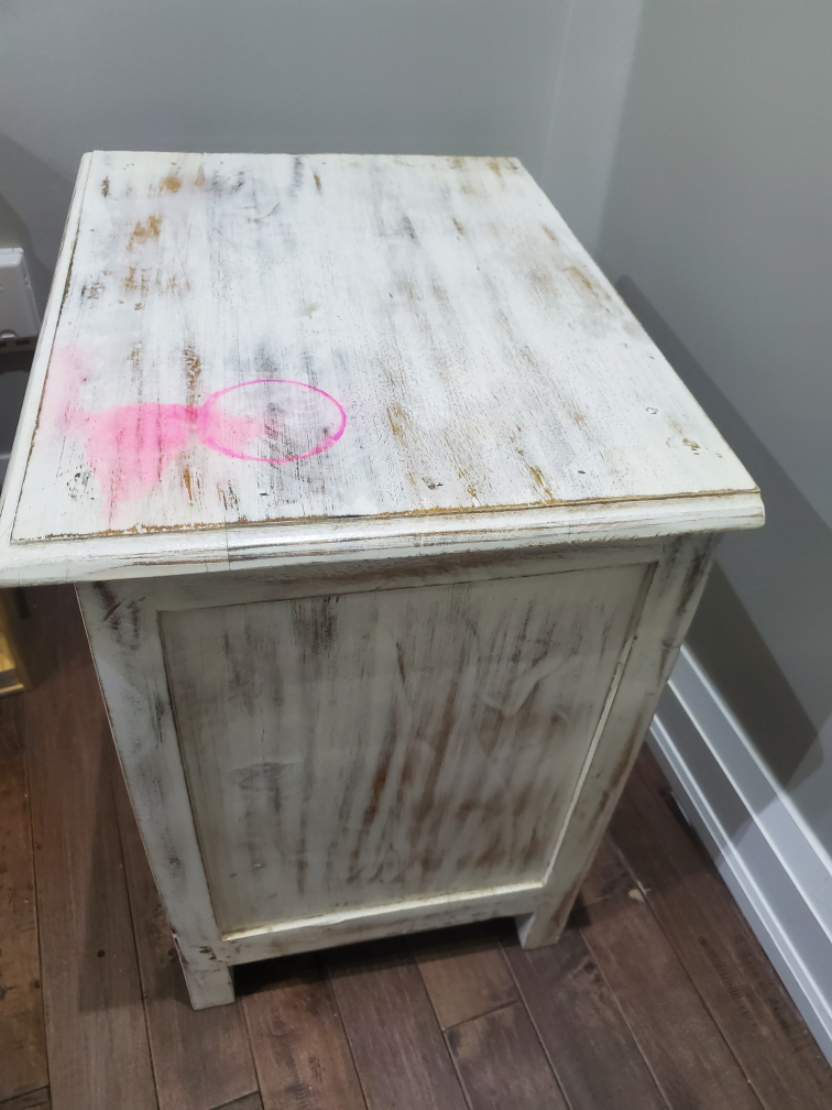 White Carved Wooden Cabinet - photo 4