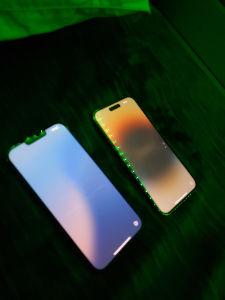 Two iPhone 14 Pro Max and plus