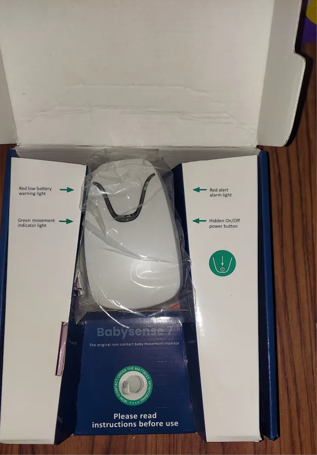 Babysense 7 Under-Mattress Baby Monitor - New in Open Box image indicator(2)