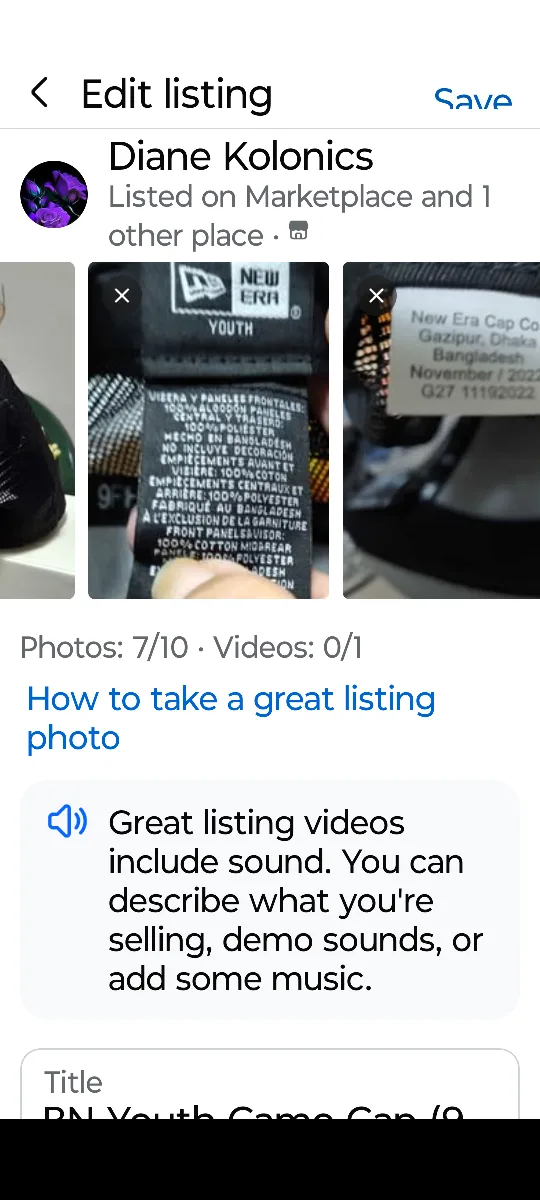 BN Youth Camo Cap image indicator(6)