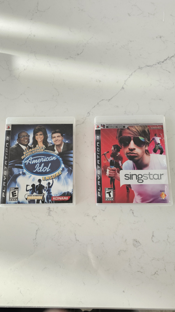 Singstar and American Idol Encore for PS3