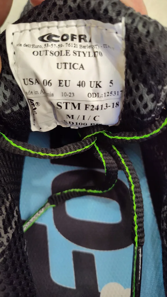 COFRA Utica Safety Shoes - Size 6 USA image indicator(4)