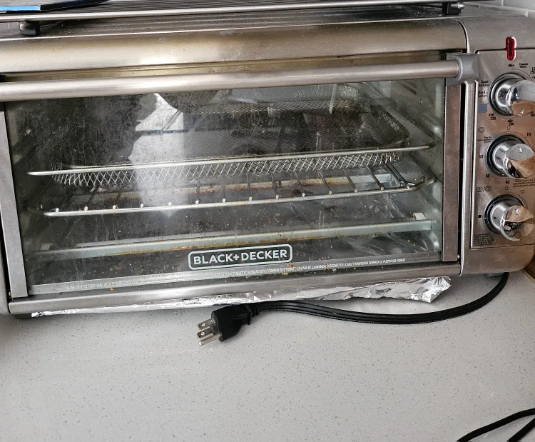 Used Black+Decker 6-Slice Air Fryer Toaster Oven image indicator(2)