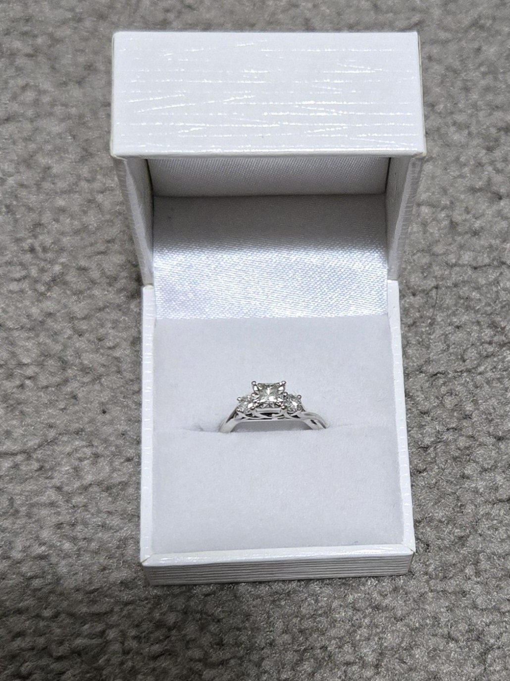 Three-Stone Diamond Ring - photo 4