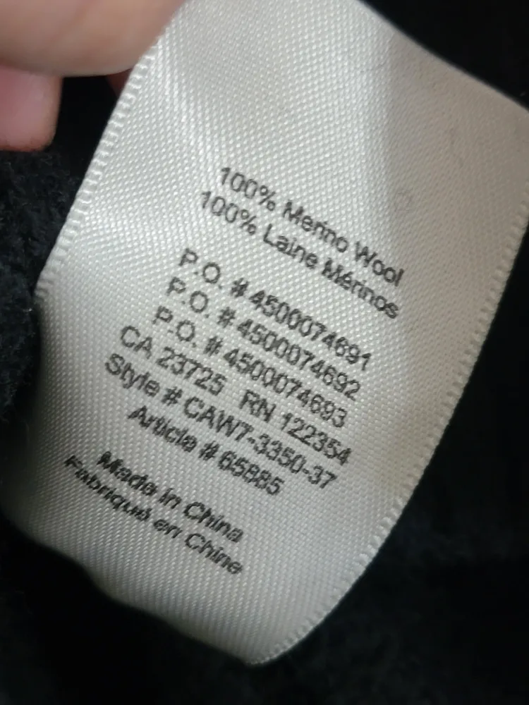 Wilfred Free Black Turtleneck Merino Wool Sweater image indicator(6)