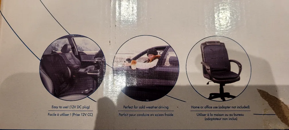 HealthMate 12V Heated Seat Cushion image indicator(7)