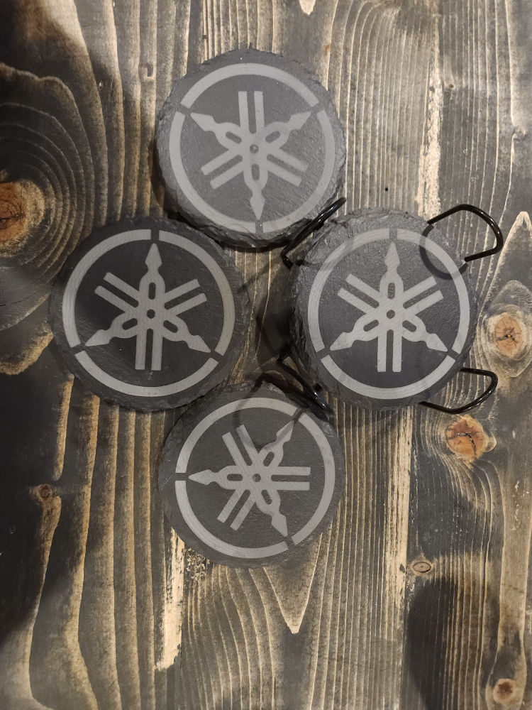 Yamaha Slate Coasters with Holder - photo 2