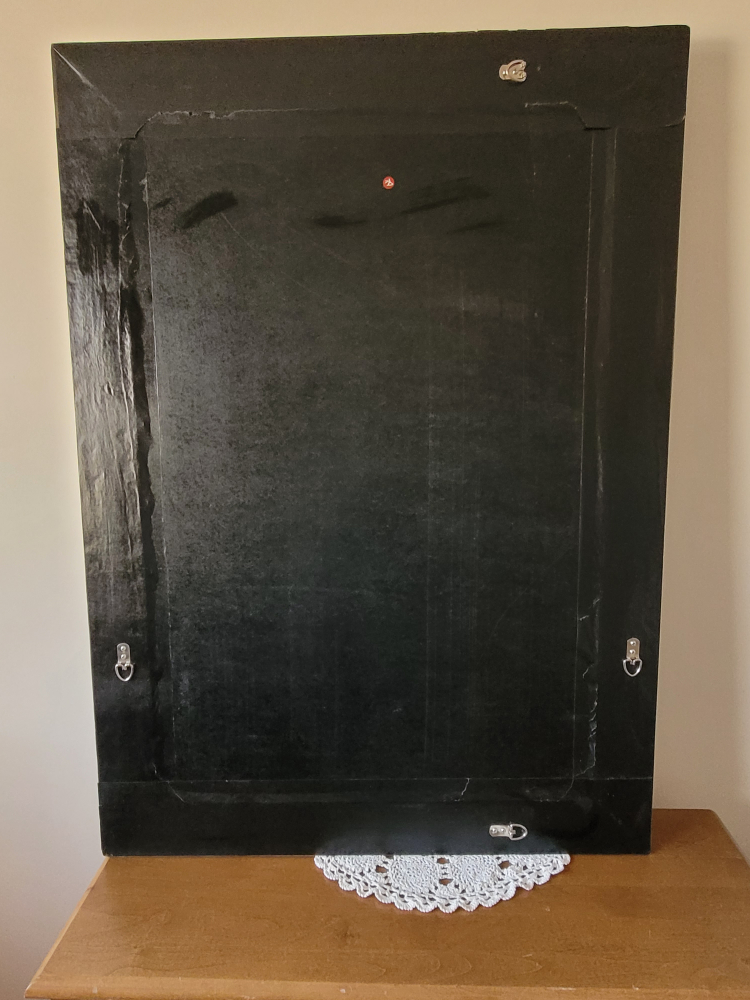 Large Black Framed Mirror - photo 3