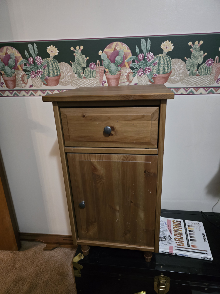 IKEA Wooden Nightstand - photo 2