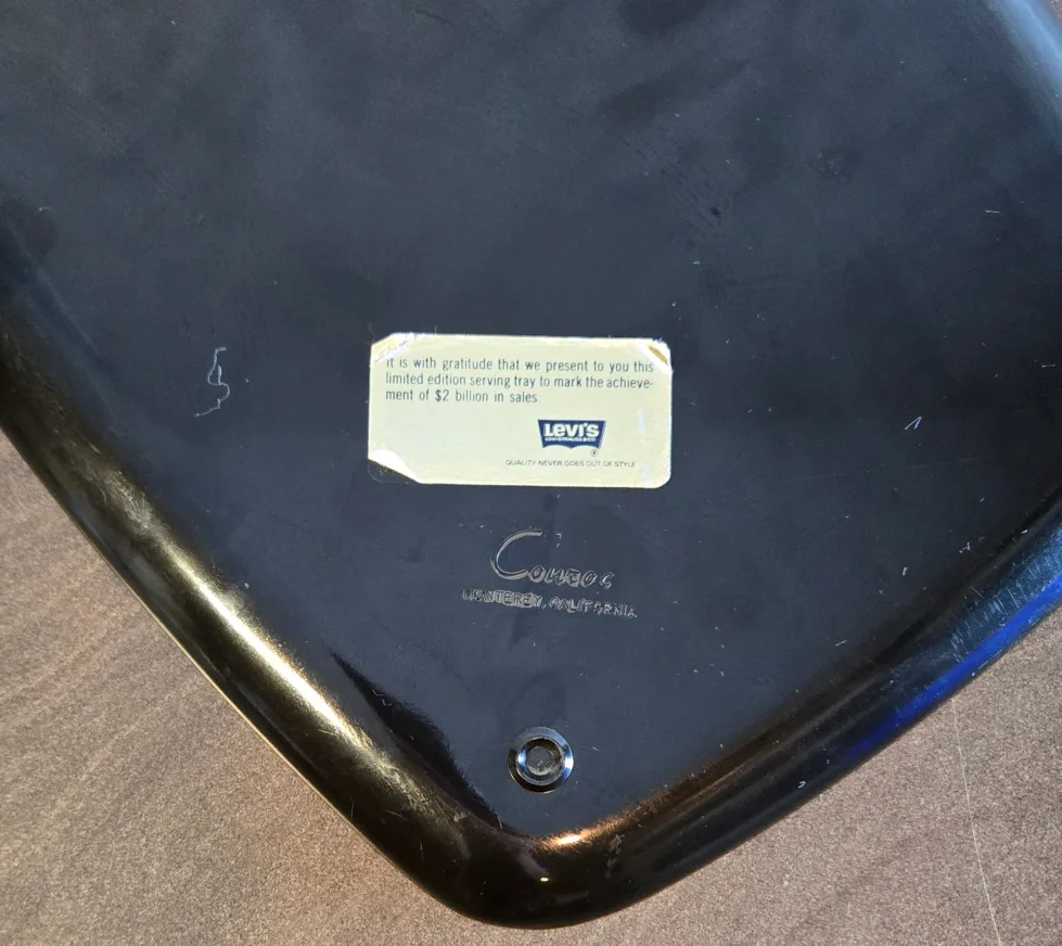 Vintage Levi Strauss & Co. Serving Tray image indicator(4)