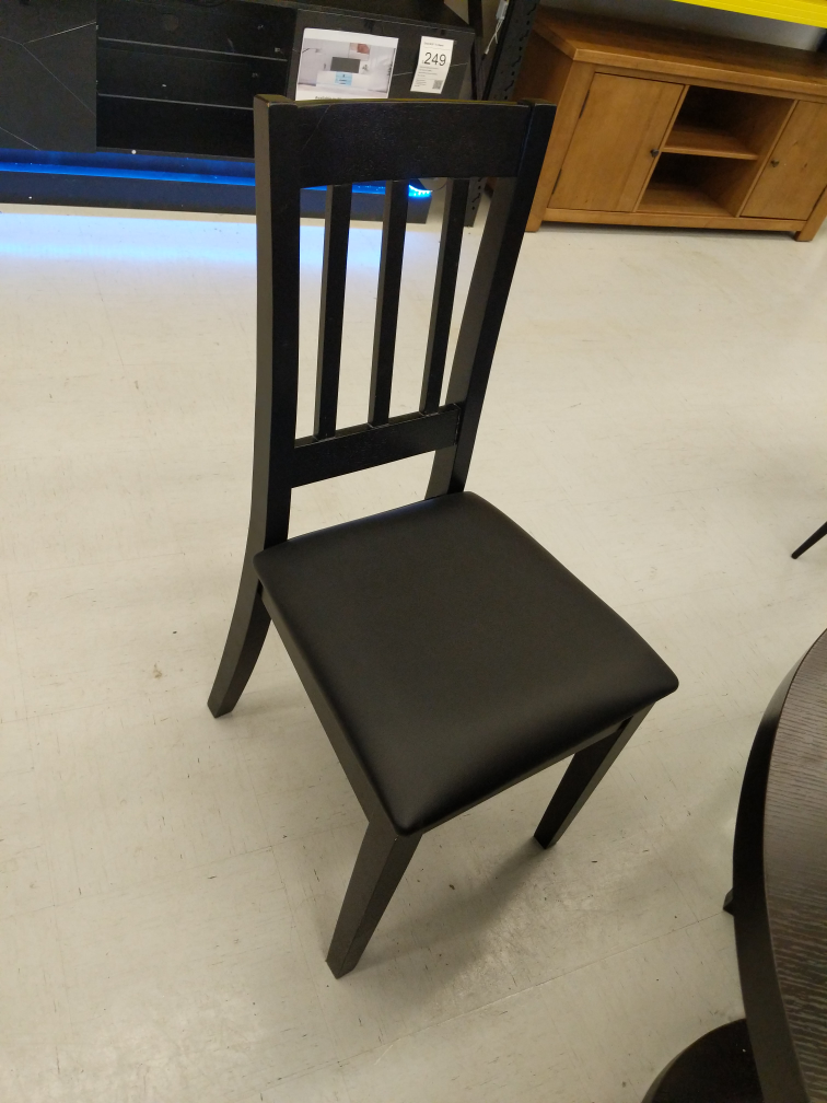 Black Round Dining Table Set with Four Chairs - photo 2