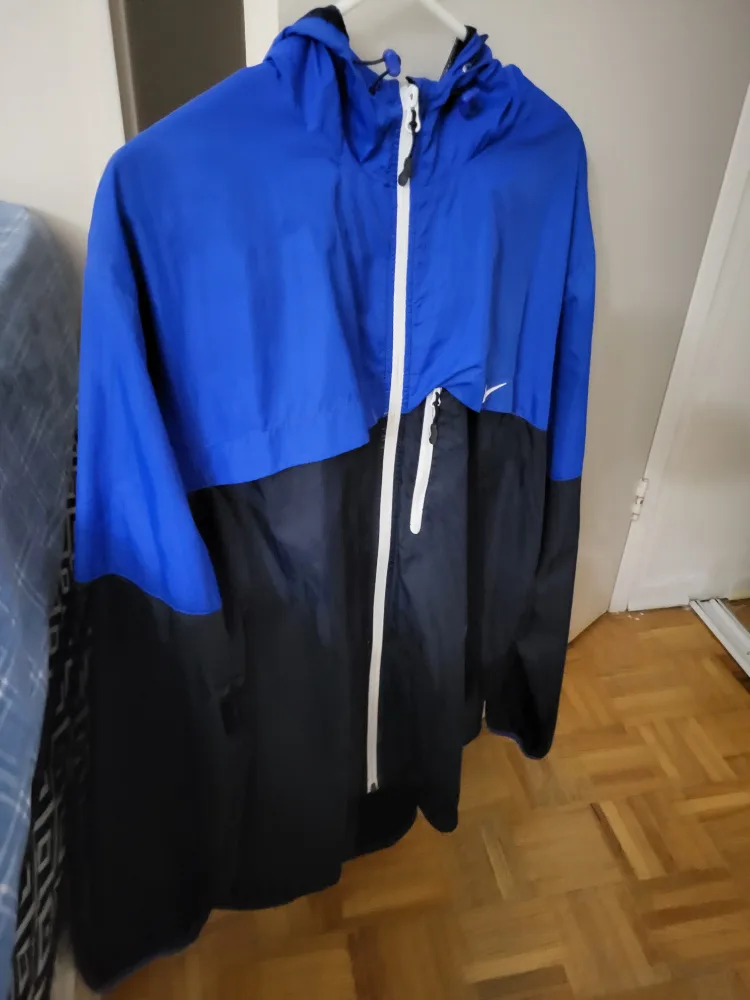 Nike Athletic Dept. Men's XL Blue & Black Windbreaker Jacket image indicator(5)