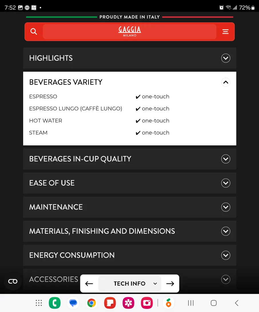 Gaggia Anima Espresso Machine image indicator(3)