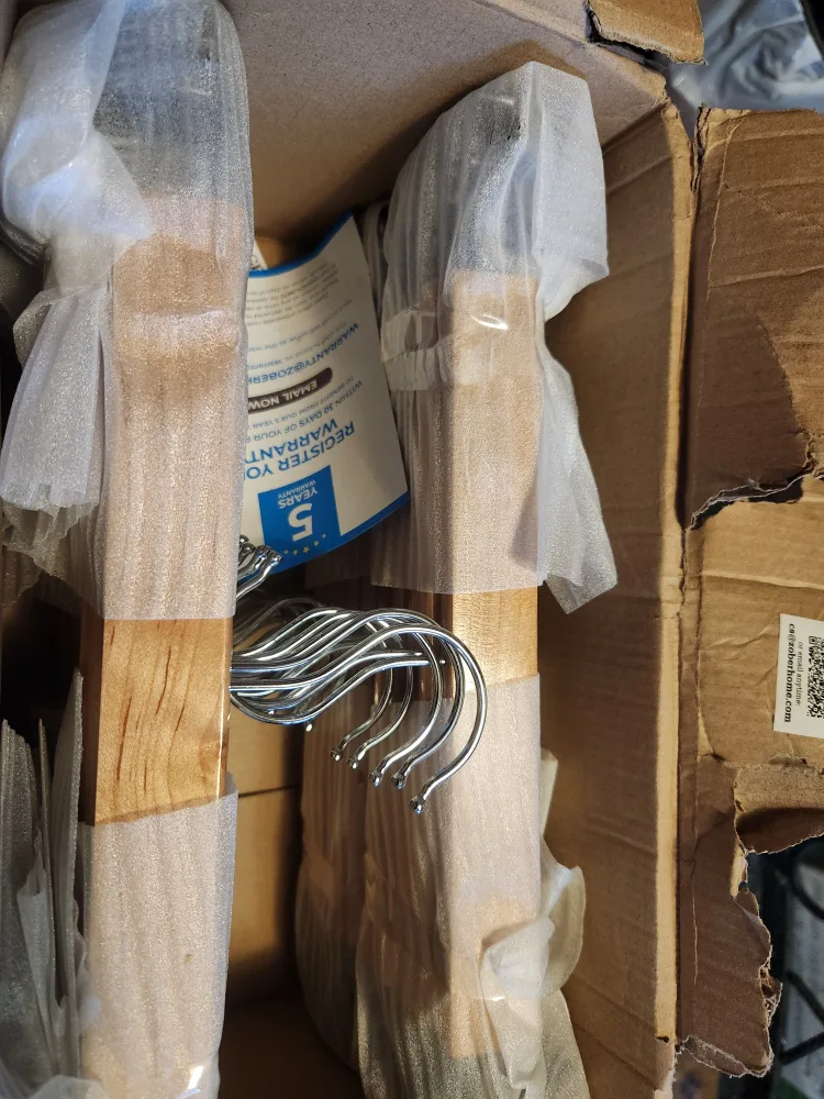 20 Zuber Wooden Pants Hangers thumbnail