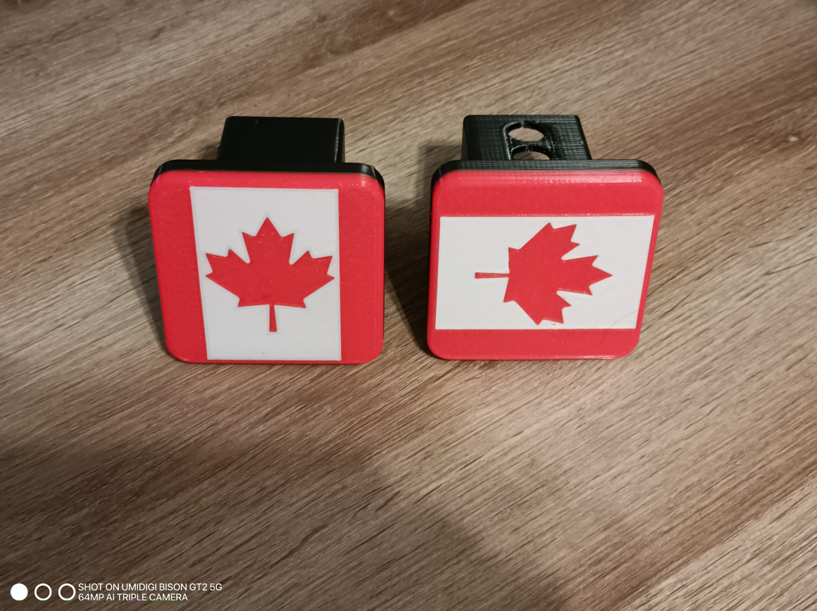 Canadian Flag Hitch Cover