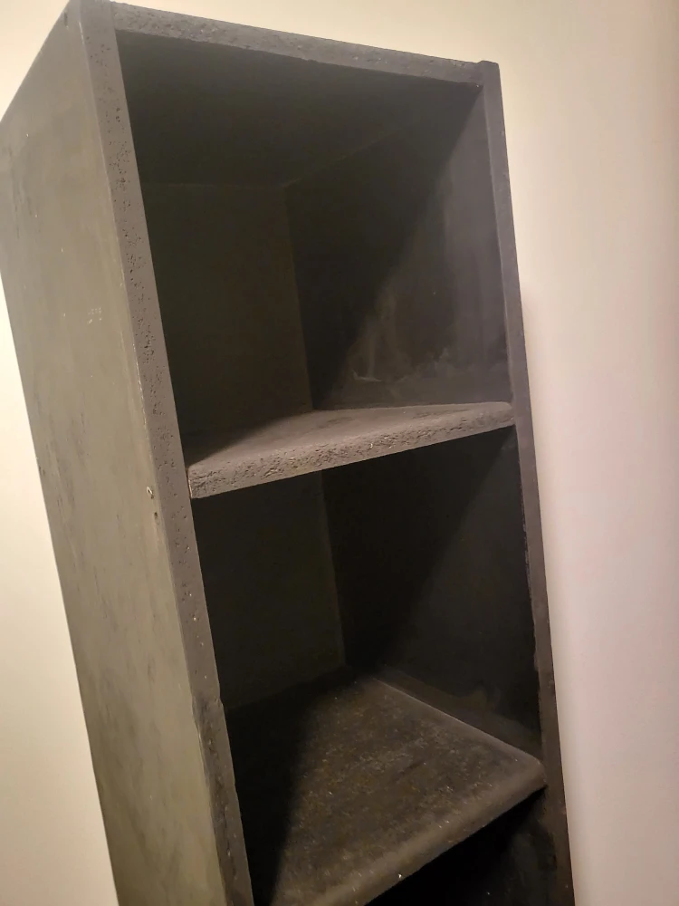 Black Five-Shelf Storage Unit - photo 2