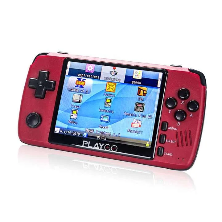 Wolsen PLAYGO Retro Handheld Game Console - Red image indicator(2)