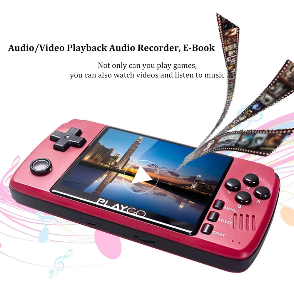 Wolsen PLAYGO Retro Handheld Game Console - Red image indicator(4)