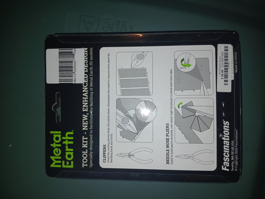 Metal Earth Tool Kit - New in Package - photo 2