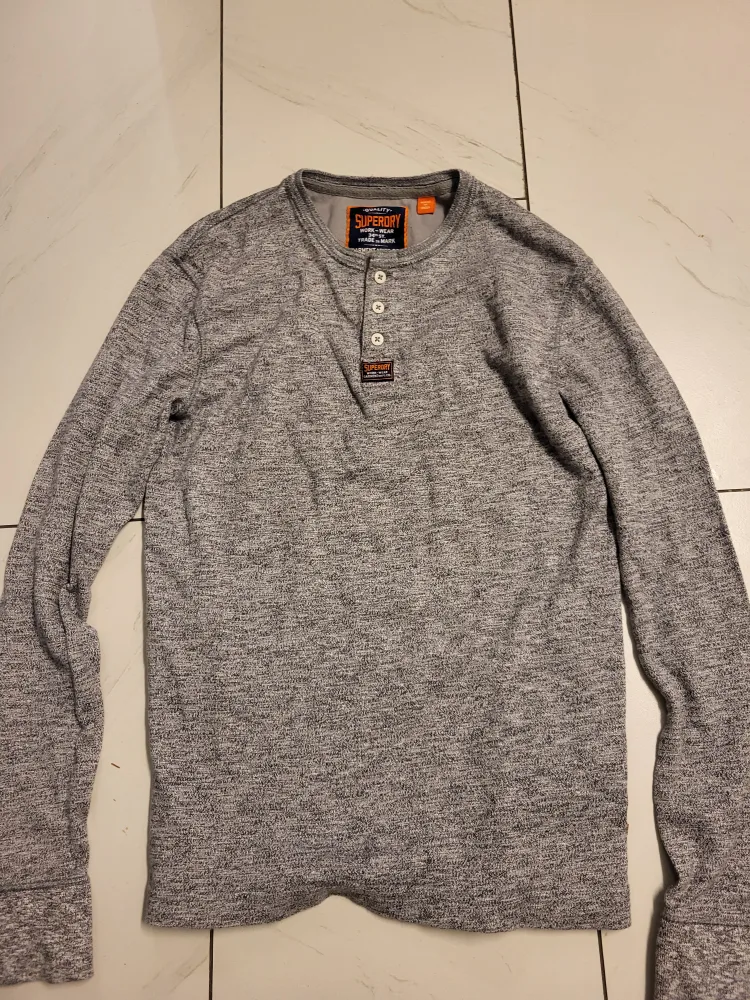 Superdry Men's Medium Henley Long-Sleeve Shirt image indicator(2)