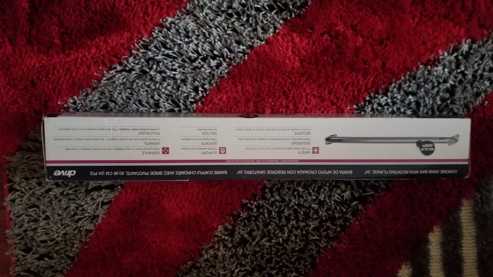 New Drive Medical Chrome Grab Bar