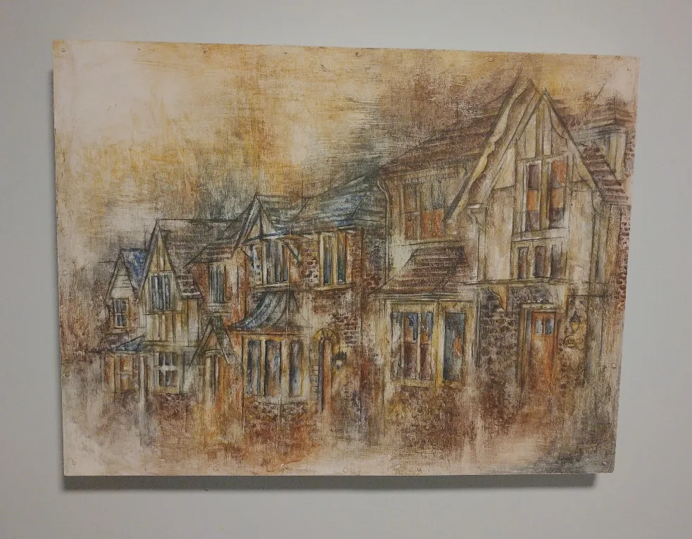 Vintage hand-painted Artwork image indicator(2)