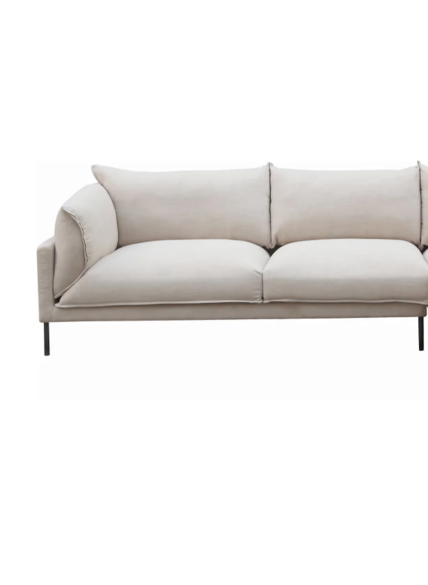 Beige Sectional Sofa ( 2 Seater) ONLY