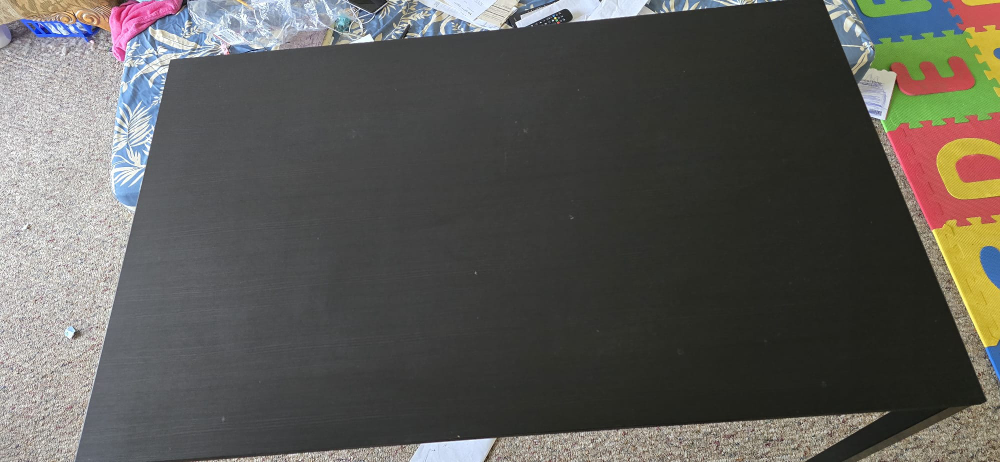 Black IKEA Table - photo 2