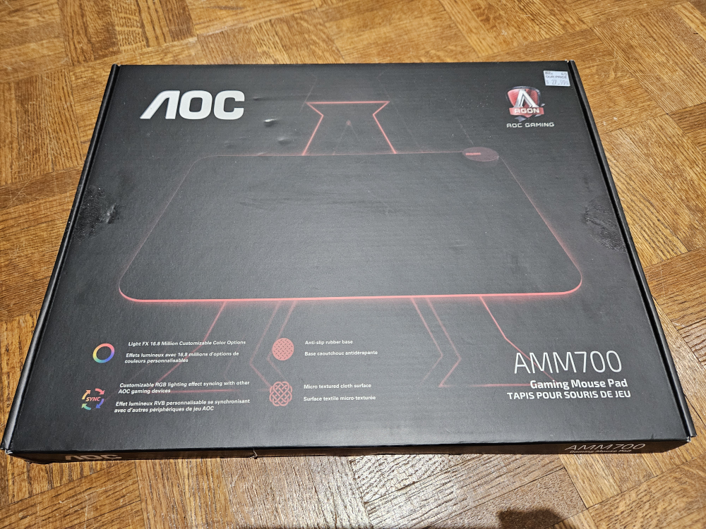 AOC AMM700 Gaming Mousepad with LED - photo 2