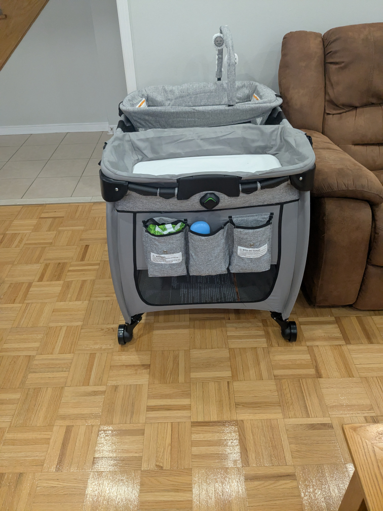 crib, bassinet, change table, playpen - photo 2