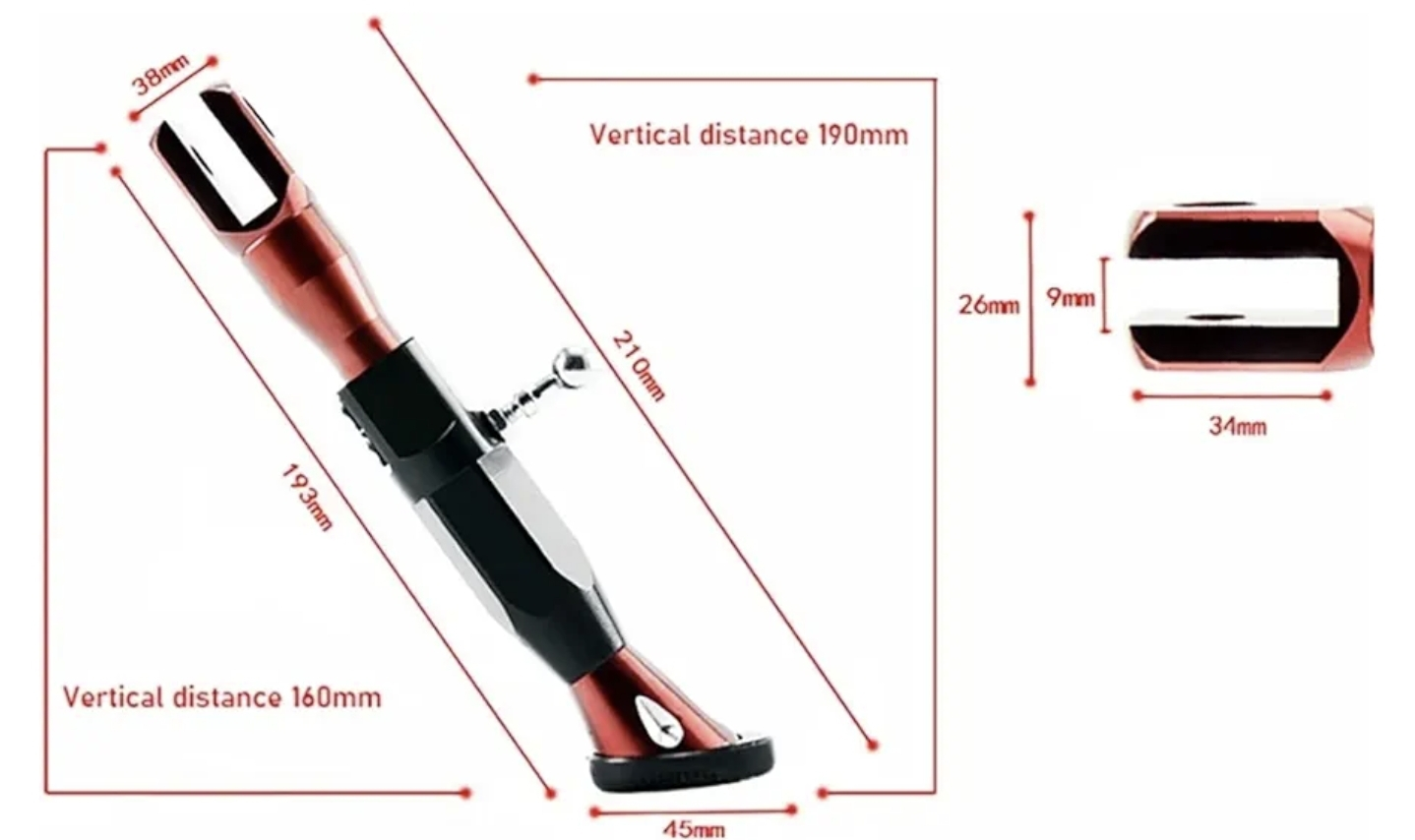 Adjustable Motorcycle Side Stand Support
