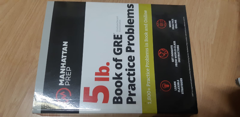 Manhattan Prep 5 lb. Book of GRE Practice Problems