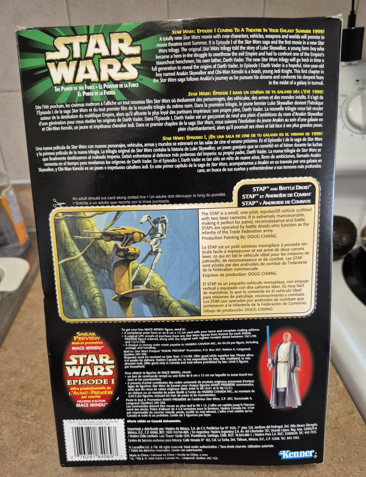 Star Wars Episode I STAP and Battle Droid Figure - photo 3