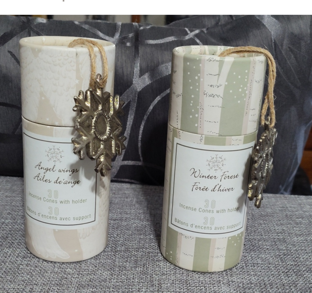 Set of 2 Incense cones w Holders