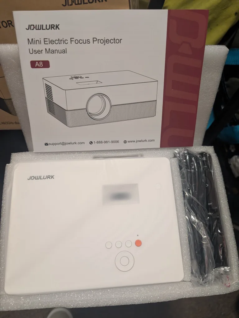 Jowilurk Mini Video Projector A8 image indicator(3)