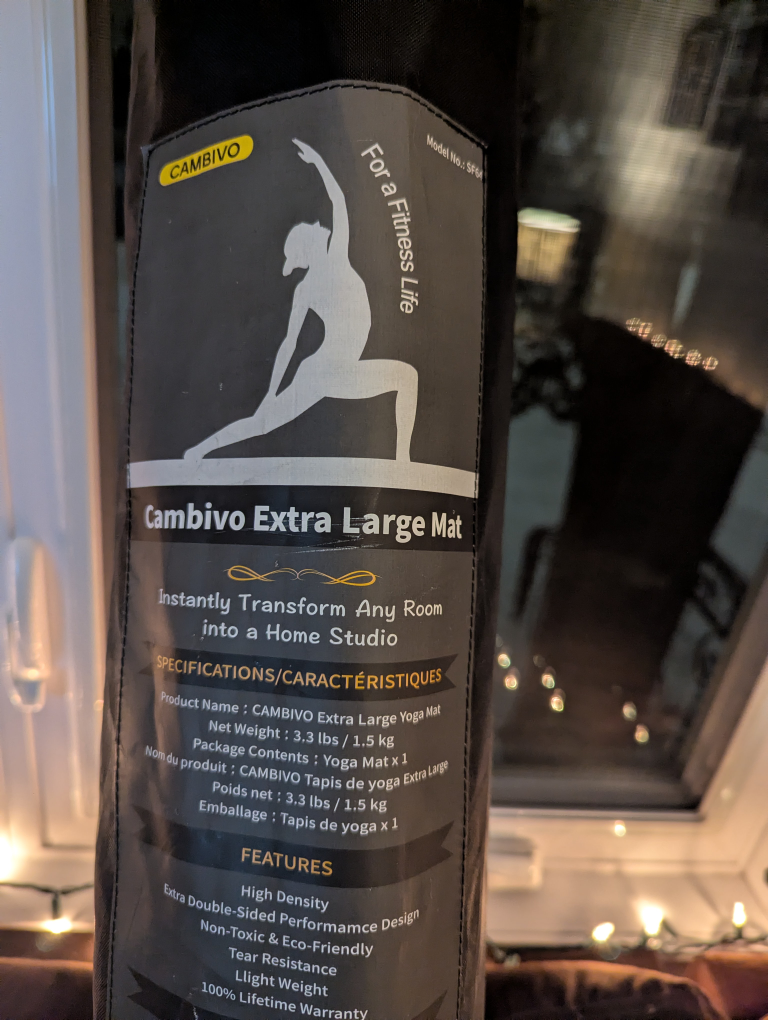 Cambivo Extra Large Yoga Mat