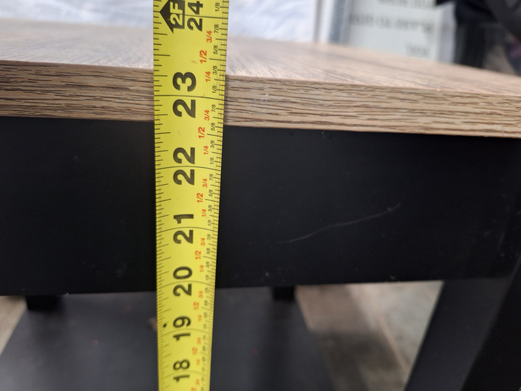 Small Black and Wood Accent Table - photo 4