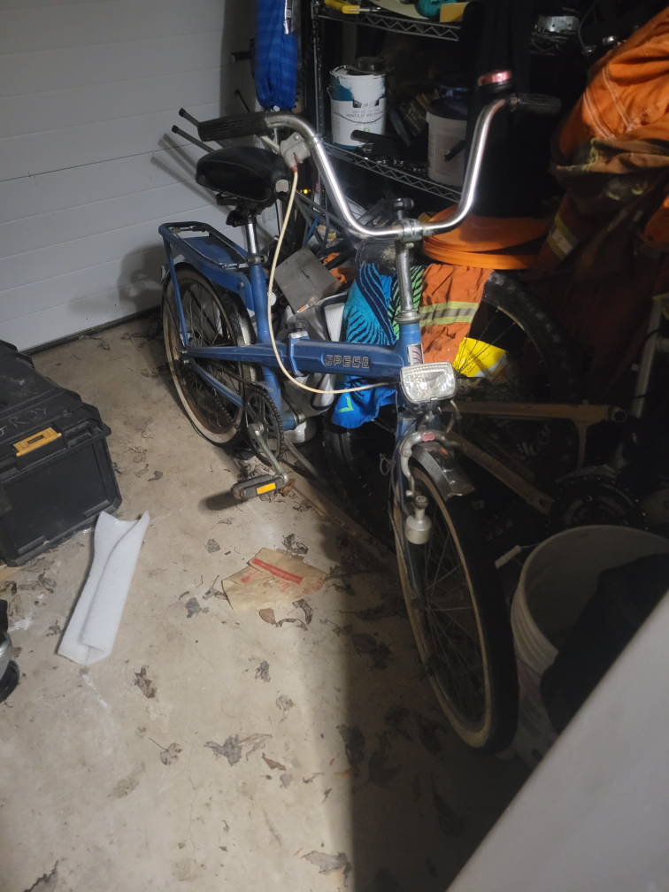 Vintage Speedo Blue Bicycle offer!