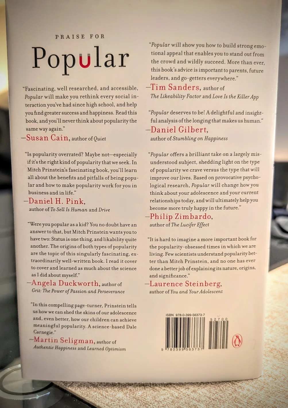Popular: The Power of Likability in a Status-Obsessed World image indicator(2)