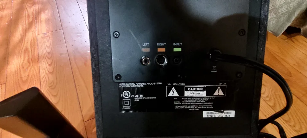 Altec Lansing VS4121 2.1 Computer Speaker System image indicator(7)